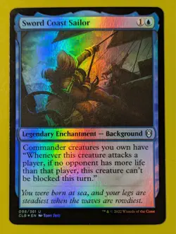 FOIL Sword Coast Sailor x1 Commander Legends: Battle for Baldur's Gate 1x MTG - Image 1