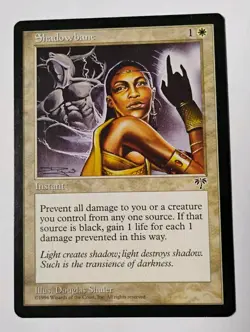 Shadow Bane MTG, Mirage, LP, White Instant - Image 1