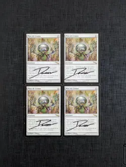 MTG MAGIC THE GATHERING CHROME MOX SIGNED DONATO GIANCOLA MIRRODIN 4X - Image 1