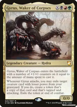 Gyrus, Waker of Corpses Commander 2018 C18 41 Mythic NM Foil - Image 1