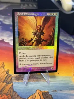 Foil Reya Dawnbringer - Magic The Gathering: Invasion, heavy Play, English - Image 1