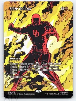 Seize the Day (Borderless) MTG Marvel Universe Eternal-Legal Foil - Image 1