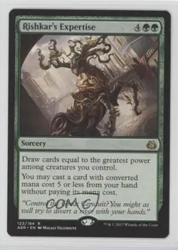 Rishkar's Expertise Magic: Aether Revolt AER #123 - Image 1