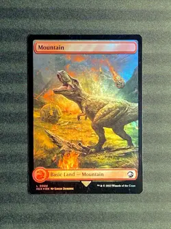 Mountain Foil L 0024 Jurassic World Collection REX MTG NM - Image 1