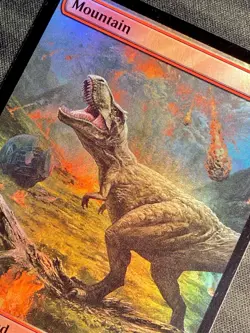 Mountain Foil L 0024 Jurassic World Collection REX MTG NM - Image 4
