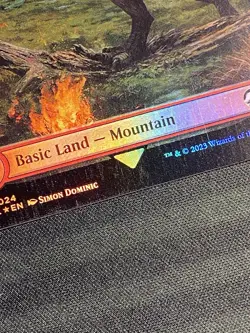 Mountain Foil L 0024 Jurassic World Collection REX MTG NM - Image 5