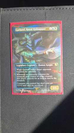 Garland, Royal Kidnapper (Borderless) Commander: Final Fantasy Foil - Image 1