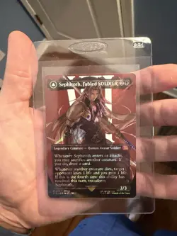 Sephiroth Fabled SOLDIER (572) (Borderless) Final Fantasy Surge Foil Near Mint - Image 4