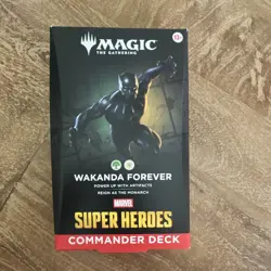 Magic The Gathering Marvel Super Heroes Commander Deck - Wakanda Forever - Image 1