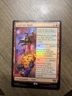 Cool but Rude Rare MTG Enchantment 0089 - Image 1