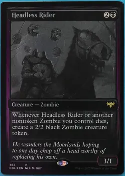 Headless Rider (Silver Screen) FOIL Innistrad: Double Feature NM (521094) - Image 1