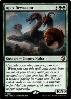 MTG Apex Devastator NM M 220 Commander: Modern Horizons 3 - Image 1