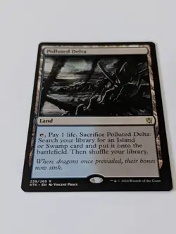 Polluted Delta - Near Mint - Khans of Tarkir - #239 Rare 2014 MTG - Image 3