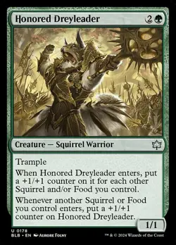 NM Foil Honored Dreyleader, MTG, Bloomburrow, Magic the Gathering, 178 - Image 1