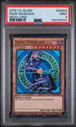Yugioh 2016 Dark Magician CT13-EN003 Mega-Tins Limited Edition - PSA MINT 9 💎 - Image 1