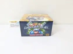 1999 Pokemon Unlimited Base Set Booster Box FACTORY SEALED WOTC US English Blue 742818060349 - Image 2