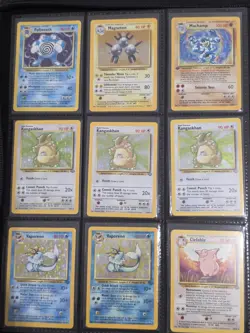 Vintage Pokemon Card Lot - Base Set, Jungle, Fossil - 15+ Holos - WOTC Binder - Image 2