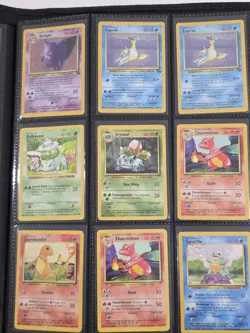 Vintage Pokemon Card Lot - Base Set, Jungle, Fossil - 15+ Holos - WOTC Binder - Image 3