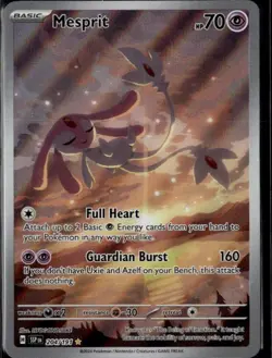 Mesprit - Holo Illustration Rare SV08: Surging Sparks 204/191 NM - Image 1