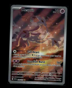 Pokemon Mesprit 204/191 Sv08 Surging Sparks Illustration Rare Holo English NM - Image 1