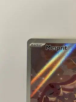 The Pokemon Company Mesprit 204/191 SV08 Surging Sparks IR Holo English 70 HP - Image 3