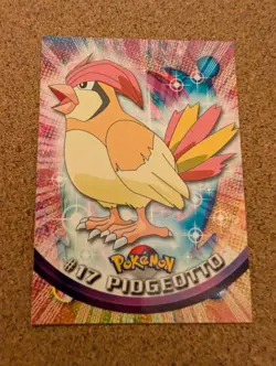 Topps Pokemon Card - Pidgeotto #17 - Blue Logo - NM Non Holo - Image 1