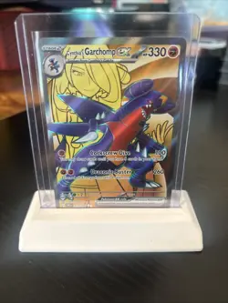 Cynthia's Garchomp ex 204 Sv: Scarlet & Violet Promo Cards Holo NM Condition - Image 1