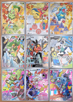 Pokemon TCG First Partner Illustration Collection Series 2 Full Set (9 Cards) - Image 1