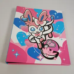 Pokemon Center Japan Official Card Collection File Ring Binder Sylveon 2021 - Image 1