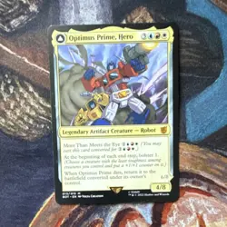 Magic: The Gathering Optimus Prime Hero & Autobot Leader Universes Beyond Cards - Image 1