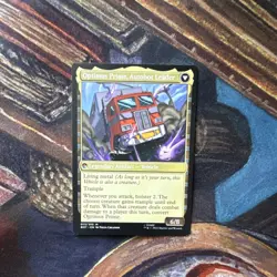 Magic: The Gathering Optimus Prime Hero & Autobot Leader Universes Beyond Cards - Image 2