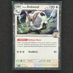 Hop's Dubwool - 136/159 - Cosmos Holo - Promo - Journey Together - Card - NM/M - Image 1