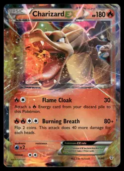 Pokemon Cards Charizard EX 11/83 Generations Holo EX Rare NM *2 - Image 1