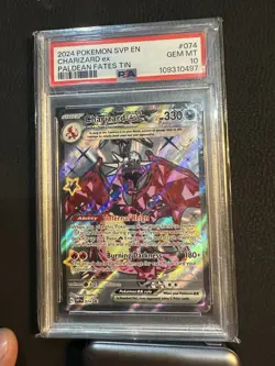 Charizard ex 074 Sv: Scarlet & Violet Promo Cards Holo PSA 10 - Image 1