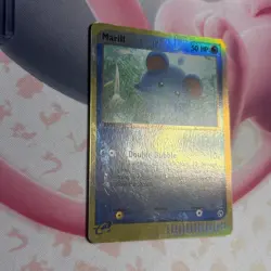 Marill 68/100 EX Sandstorm 2003 Reverse Holo Vintage E-Series Pokemon Card LP - Image 2
