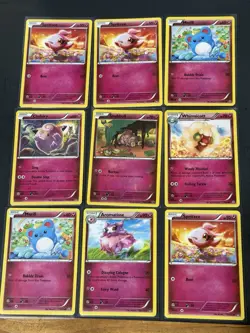 #76 Pokemon TCG Fairy Lot 9 Cards Spritzee 84/122 Clefairy 61/122 + More - Image 1