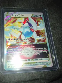 Pokemon Lugia VSTAR Card TCG Silver Tempest Full Art Ultra Rare Holo 139/195 - Image 2