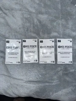13x One Piece Card Game Sealed Anniversary ,Judge ,Tournament ,Promo Pack Lot - Image 1