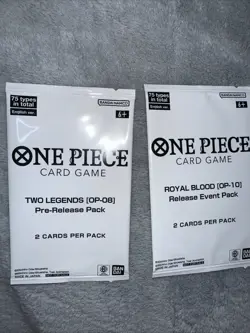 13x One Piece Card Game Sealed Anniversary ,Judge ,Tournament ,Promo Pack Lot - Image 2