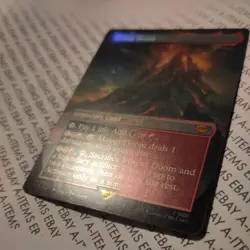 Mount Doom M 0343 Borderless Foil MTG Lord Of The Rings - Image 3