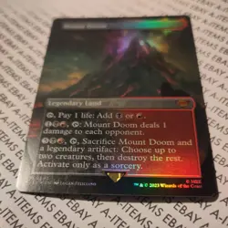Mount Doom M 0343 Borderless Foil MTG Lord Of The Rings - Image 4