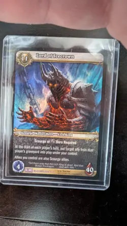 Lord of Ice Crown World of Warcraft TCG Promo 2010 Blizzard Exclusive - Image 1