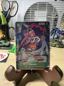 One Piece TCG OP14-033 Perona AA Alt Art Card Game TCG ENGLISH Azure Sea Seven - Image 1