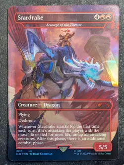 Stardrake (Scourge of the Throne) - Foil Borderless - Secret Lair (MTG) - Image 1