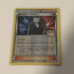 Pokemon Giovanni's Scheme 138/162 Regional Championships Promo Holofoil LP - Image 1
