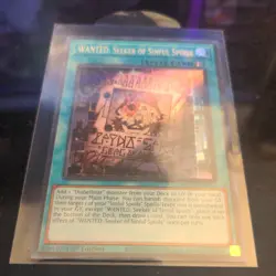 WANTED: Seeker of Sinful Spoils AGOV-EN054 Age of Overlord 1st Edition Yugioh - Image 1