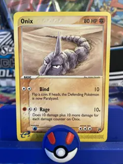 Pokemon TCG Sandstorm #71/100 Onix LP - Image 1