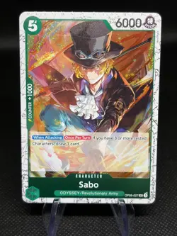 Sabo - OP09-027 - UC - Near Mint - Pirate Foil - Image 1