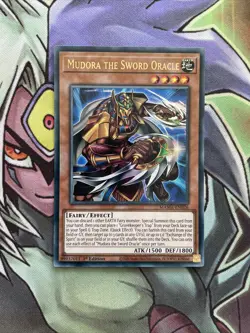MAMA-EN026 Mudora The Sword Oracle Ultra Rare Near Mint Yugioh Card - Image 1