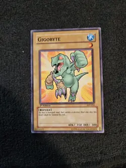 Yugioh Gigobyte AST-056 Common 1st Ed LP - Image 1